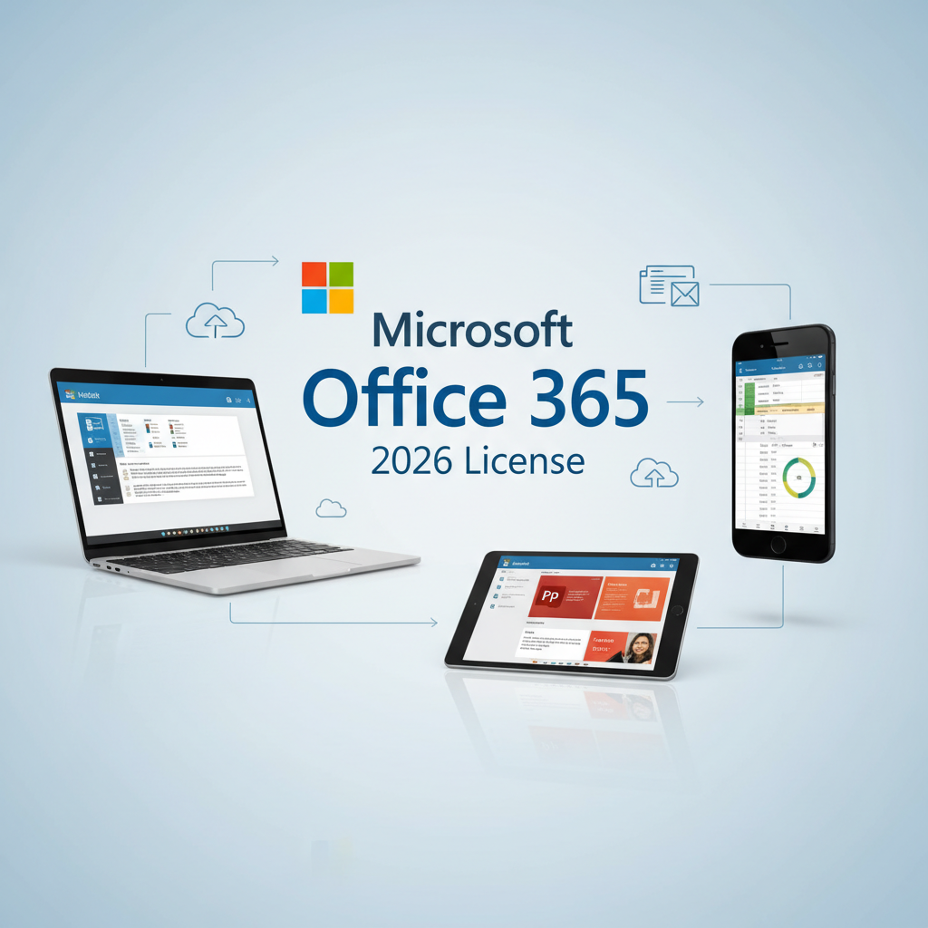 Office 365 Licence Microsoft 2026 — PC/Mac/iOS/Android